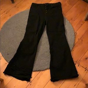 Black American eagle flare out jeans